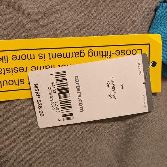 NWT Thomas and Friends Footie Pajamas, Carter's - Picture 3 of 3